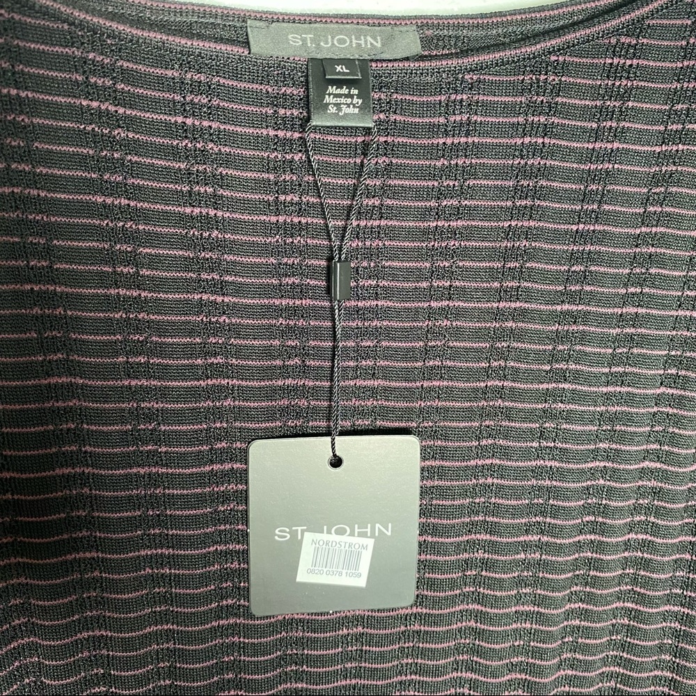 St. John Collection Engineered Ombré Rib Sweater - Picture 14 of 15